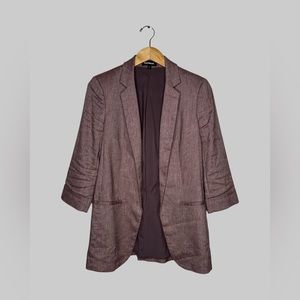 Purple Linen Blazer
